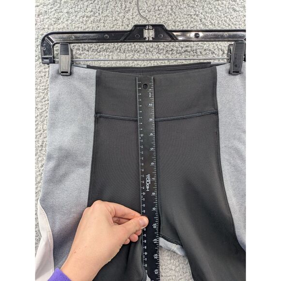 Athleta Crest Colorblock Tight Women's Small Black, White & Gray Leggings - Picture 10 of 12